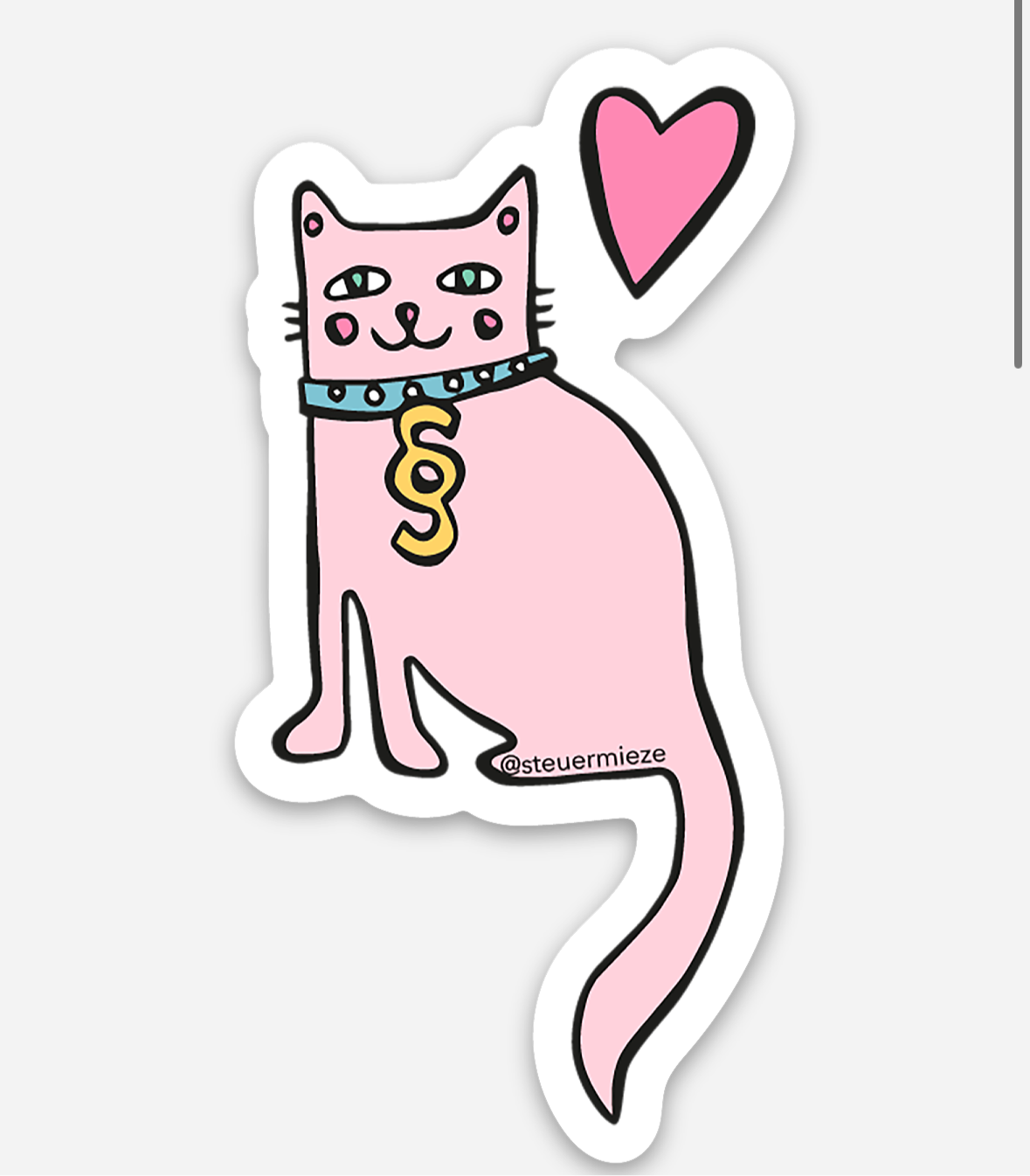 STICKER | 3x Happy Tax-Cat